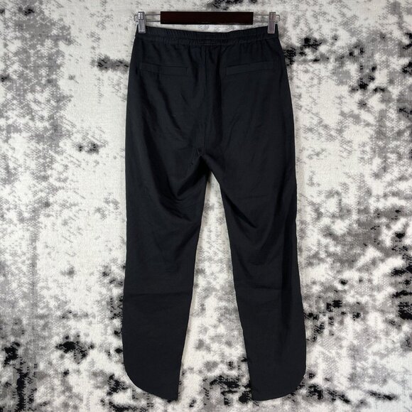 Marine Layer Pants Womens Size Extra Small Black Modal Poly Stretch Tapered - Picture 2 of 13